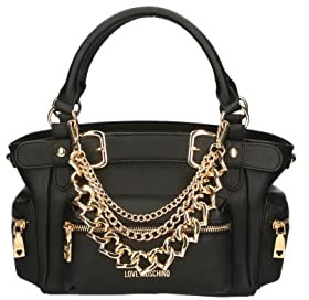 Love Moschino Damen Jc4288pp0gkt000 Handtasche, Schwarz