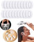 MUFEKUM Disposable Ear Covers, 100 Pack, Clear, Waterproof PE, One Size, Unisex Adult & Children, Shower, Bathing, Hair Dye, Salon Treatment