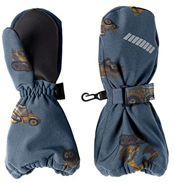 Name It Baby-Jungen NMMALFA08 Mitten Digger FO Fäustlinge, Iron Gate, 50W / 51L