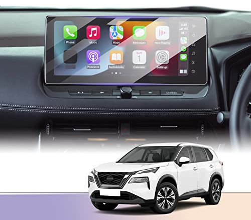 LUWU Kompatibel mit Nissan Qashqai J12 e-Power/Juke 2024 Facelift/X-Trail T33 2023 2024 Auto Navigation Displayschutzfolie 9H Tempered Glas Schutzfolie Accessoires Zubehör