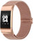 Oumida für Fitbit Charge 2 Armband für Damen Herren, Verstellbares Dehnbares Nylon Ersatz Armbänder NUR kompatibel mit Fitbit Charge 2 (Milchtee)