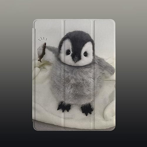 Hülle Für Kompatibel Mit Ipad 10.2 9. Generation/ 8. Generation/ 7. Generation (Ipad 10,2 Zoll 2021/2020/2019), Ultradünne Hülle Für Ipad 7 8 9 Auto Wake/Sleep (Süßer Kleiner Pinguin)