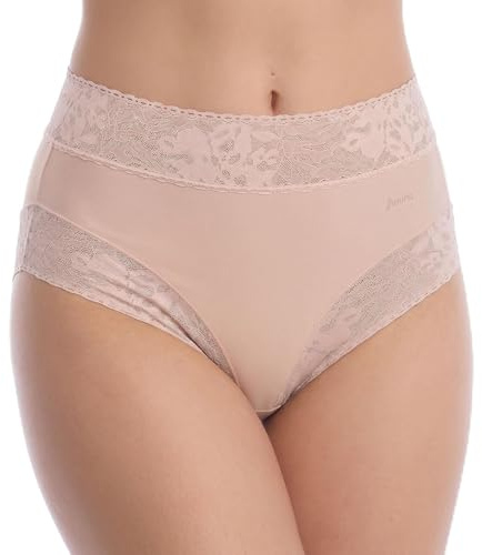 JANIRA Damen-Slip aus weichem Spitze, hoher Stil und Formung, 1030473