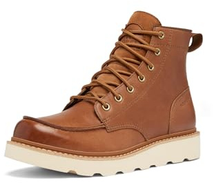 SOREL Men's Slabtown 62' Moc Waterproof Fashion Boot, Velvet Tan/Tobacco, 12