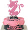 1 Stück Katze 2nd Tortendeko Zweite Geburtstag Kuchen Deko Glitzer Niedliches Kätzchen Cake Topper für Katze Thema Baby Dusche Kinder 2 Jahre alt Geburtstag Hochzeit Party Kuchen Dekorationen Rosa