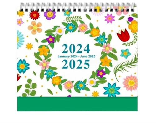 LECOW Familienplaner Kalender 2024 Kleiner Tischkalender 2024 Für Aufklappen, Kleiner Tischkalender 2024–2025, Kleiner Tischkalender Für Aufstellen 2024 Kalender 2024 (Size : 3pc)