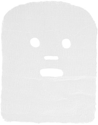 ZJchao 100 Feuilles de Gaze de Coton Jetable pour le Visage, Gaze de Coton Jetable, Masque Facial en Gaze Hautement Absorbant prédécoupé, Idéal pour les Spas, les Salons de beauté, un
