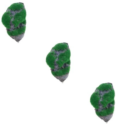 Toddmomy 3 STK Kunststeindekor Mooskugeln für Aquarien Hund Stirnband Schleife aquariumsteine Aquarium Dekoration Felsen Bimsstein Aquariumdekoration kunststein Dekoration Wasserpflanzen