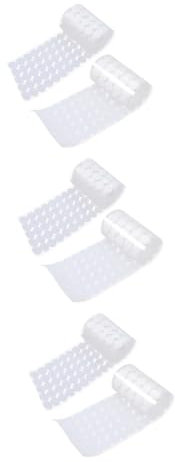 TEHAUX 2700pcs White Round Back Sticky Tapes Self-adhesive Stickers Design for Crafts Use