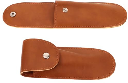 JOINPAYA 2pcs Small Harmonica Pouch Portable Leather Case Padded Bag Harmony Storage Holder for Travel