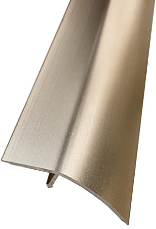 Bande de Transition de Plancher Rampe d'entrée, Bandes de Transition Bandes de séparation de Plancher Bande de Protection/Barres de Transition de Porte Bandes de seuil Re,Gold-140cm/55