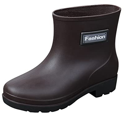 Stivali in Gomma da Donna Impermeabile Antivento Leggere Rain Scarpe Gomma Comode Boot Donna Pioggia Boots Impermeabili di Gomma Stivaletti da Giardino Scarpe da Pioggia Antiscivolo Resistenti