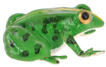 Vaguelly Frosch-gartenstatue Für Außenbereich Realistische Tier-Frosch-skulptur Für Terrasse Und Grüne Froschfigur Zur Gartendekoration