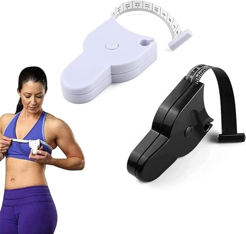 2 Pcs Automatic Telescopic Tape Measure,Portable Multifunctional Body Measure Tape Retractable Ruler 60inch,Self-Tightening Body Measuring Ruler