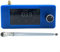 SI4732 Taschenradio 0.5-108MHz, Empfänger, 1,9 IPS Farbdisplay, AM FM LSB USB, 800MAh Akku(Blue-Pull Rod)
