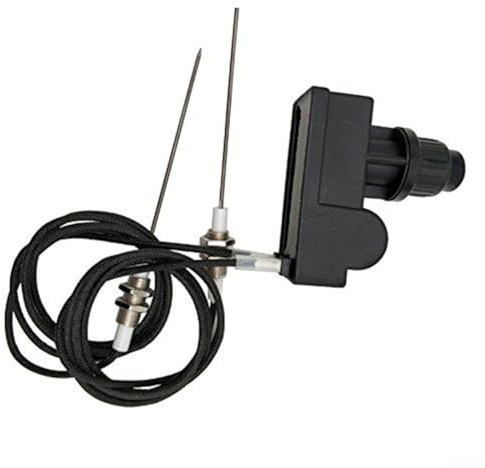 ZAMETTER Pulse Igniter Kit Dual Output 900mm Threaded Ignition Pin Kits Electronic Pulse Igniter BBQ Grill Ovens E-lectronic I-gniter Kit for BBQ Grills Oven Replacements Parts