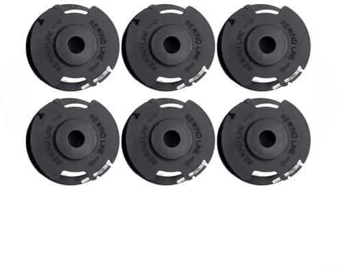 MoSundi Spulenschnur für Einhell Rasentrimmer für GE-CT 18/28 Li und für GE-CT 18/28 Li TC, Ersatz-Nylon-Fadenschneider Spule und Schnur (6 Stück)