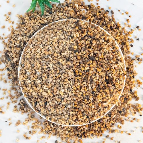 VINICS Aquarienkies, 9 kg, 2–4 mm, Aquarienkies, Sukkulenten, Kakteen, Erbsen, Kies für Zimmerpflanzen, Flussfelsen für Gartenarbeit, Blumentöpfe, Vasenfüller, Gartenlandschaftsbau