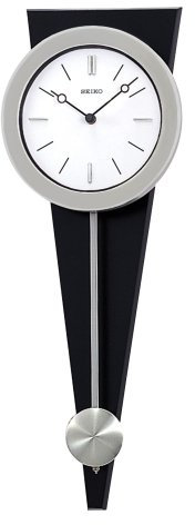 SEIKO Wanduhr, Holz, Silber, 61 cm