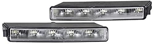HELLA 2PT 010 043-801 LED-Tagfahrleuchtensatz - LEDayLine - 12V - Einbau - Lichtscheibenfarbe: glasklar - Kabel: 480mm - Fahrzeugfront