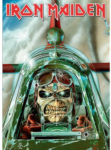 Happy Fans Iron Maiden - Postkarte Aces High