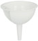 Metaltex Embudo PLÁSTICO Ø12 CMS, Blanco, 12 cm