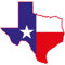 INDIGOS UG Auto Aufkleber JDM Die Cut - Texas State Flag Bumper Sticker Lone Star State 114mmX114mm