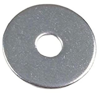 Merriway BH02058 (10 Pcs) Penny Repair Mudguard Fender Washer, 38 mm x 6 mm (1.1/2 Inch x 1/4 Inch) Hole - Pack of 10 Pieces