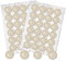 Logbuch-Verlag 48 Schön dass du da bist Sticker beige creme weiß Ø 4 cm Aufkleber Hochzeit Taufe Geburtstag alle Feste