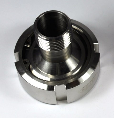 TÄSLER - Industrieverpackungen IBC Adapter 360° V4A - DN50 S60x6 IG auf 1,5 AG - EPDM - drehbar - für IBC Container/Regenwassertank
