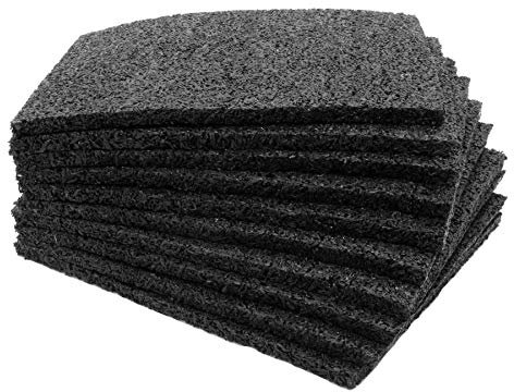 Terrassenpads für Terrassenbau 150 x 200 x 8 mm - 50 Stück, Gummipads ISO-Pads Unterlagen für Unterkonstruktionen Gummigranulatunterlage 8mm Hoch