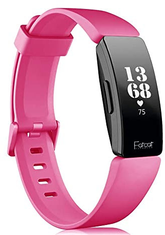 FunBand Kompatibel für Fitbit Inspire & Fitbit Inspire HR Armband,Atmungsaktiv Verstellbares Ersatz weiches Silikon Sporty Wrist Strap Band Armbanduhr Armbänder für Fitbit Inspire/Inspire HR