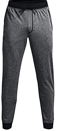 Under Armour Herren Trikot-Jogginghose Hose, Black Full Heather (001)/Black, 36-41