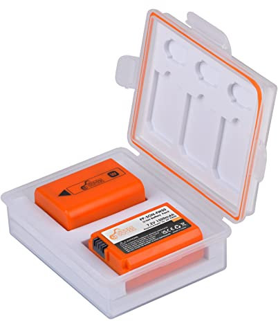 Pickle Power 2x1500mAh NP-FW50 Batterie de Remplacement pour Sony Alpha A3000, A5000, A5100, A6000, A6300, A6400, A6500, A7, A7II, A7RII und RX10 NEX-3/5/7 Series avec boîte