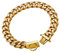 Gold Dog Chain Collar,Heavy Duty Stainless Steel Metal Dog Collar Chain 18K Cuban Link Chain for Pitbull German Shepherd Aggressive Dogs(0.75inch,22inch)