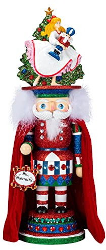 Hollywood Nutcrackers Hollywood Clara Hut Nussknacker, Mehrfarbig, 18-Inch