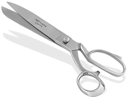 Schneiderschere Linkshänder 8 Zoll Stoffschere aus Edelstahl | Textilschere mit scharfen Schliff für Stoffe Papier und Kleidung. Idealer Begleiter für präzise Schnitte ob Arbeit oder Hobby