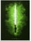 Displate Star Wars Metallposter Star Wars Poster Star Wars Geschenk Star Wars Deko Star Wars Plakatte Star Wars - Lightsabers - Yoda Poster 67,5x48cm