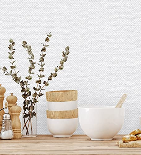 GAULAN 680974 - Papel pintado vinílico lavable de espigas con textura en relieve para pared salón cocina baño dormitorio pasillo - Rollo de 10 m x 1,06 m