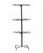 BestAlice Jewelry Rack, 3 Tier Rotating Jewelry Display Holder, Necklace Holder Rack Fashion Counter Jewelry Tree Stand, Adjustable Metal Jewelry Holder, Black