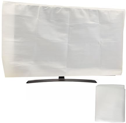 Krodtige Foam Flat Screen TV Cover for Moving Fits Up to 55''L x 32''W TV(Fits Screens 55''), Display Protector Protection During Storage, Moving, or Renovation -1 Pack