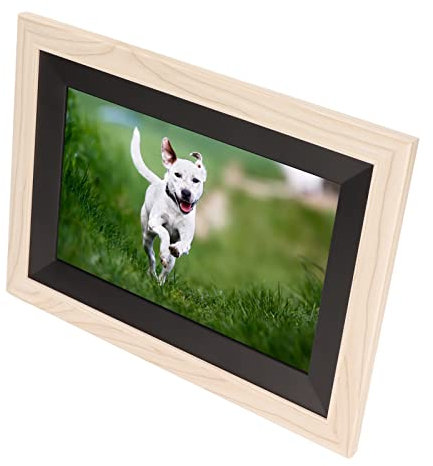 10,1-Zoll-WLAN-Digital-Bilderrahmen, 1280 X 800 IPS-Touchscreen, Intelligenter Digitaler Bilderrahmen mit 12-G-Speicher, Einfaches Teilen von Fotos oder Videos Per APP Als