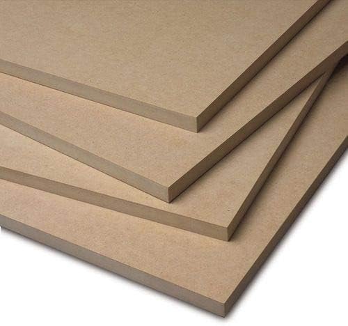 Vesey Gallery 6mm MDF Smooth Finish Craft/Art Boards for Painting. Pack of 8. (A4 (297x210mm))