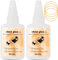 Cieex Colle Chaussure de Séchage Immédiat Colle Forte Cyanoacrylate pour Toutes Sortes de Chaussure, Caoutchouc, Cuir 50g*2
