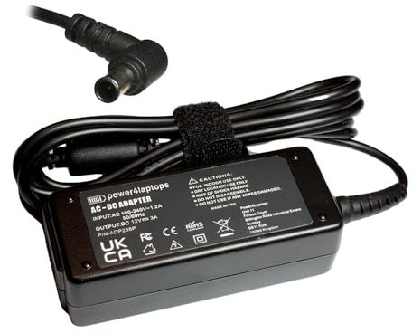 Power4Laptops Adaptateur Alimentation pour Moniteur Compatible avec Samsung SyncMaster BX2035