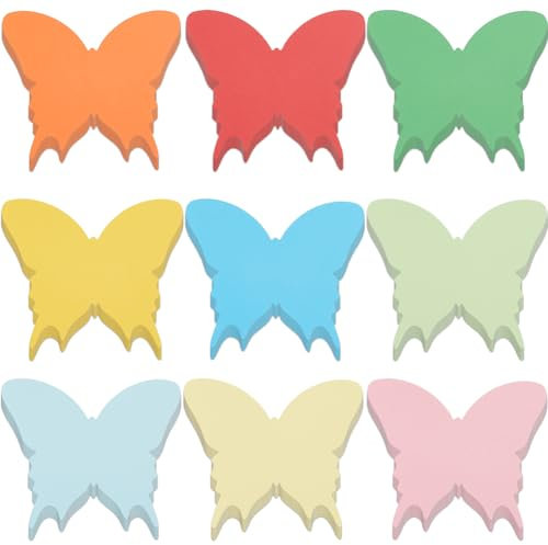 SOFPLATE 8 Set 72 Stück 6 Inch Schmetterlings Papierausschnitte Bastelformen Papierausschnitte Bunte Blanke Schmetterlinge Insekten Tiere Blanke Sommerausschnitte Für Die Schule Das Klassenzimmer Die