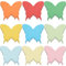 SOFPLATE 8 Set 72 Stück 6 Inch Schmetterlings Papierausschnitte Bastelformen Papierausschnitte Bunte Blanke Schmetterlinge Insekten Tiere Blanke Sommerausschnitte Für Die Schule Das Klassenzimmer Die