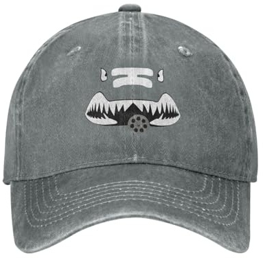 Herren Dame Cowboy Kappe Fhkzkxdzt A-10 Warthog Nose Art Logo Baseballmütze Verstellbar Sonnenmütze Freizeit Trucker-Mütze Für Unisex Radfahren Bootfahren