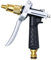 Garden Hose Spray Gun, Heavy Duty Hosepipe Spray Gun with 4 Spraying Modes Brass Garden Hose Nozzle Hand Watering Sprayer for Plants Watering, Car & Pet Washing