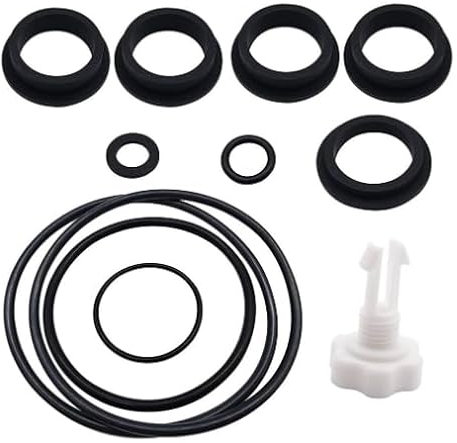 Sandfilter Ersatzteile für Intex Sandfilterpumpen,Luftablassventil und L-förmige O-Ringe Dichtungssatz Ersatz für Intex Sand Filter Pumpen Reparatur Dichtungen Set (Weiß)